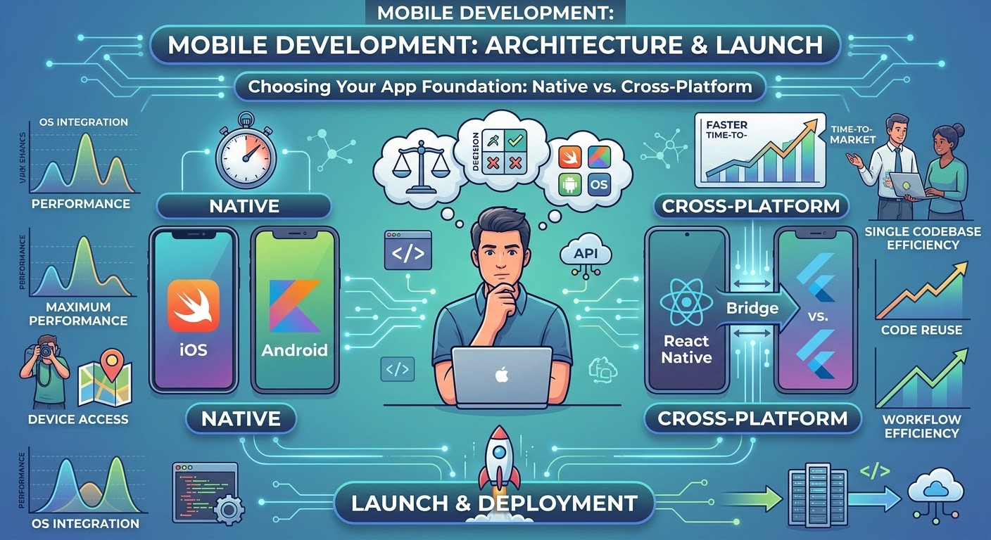 Choosing Between Native and Cross-Platform Frameworks for Your Mobile App Launch